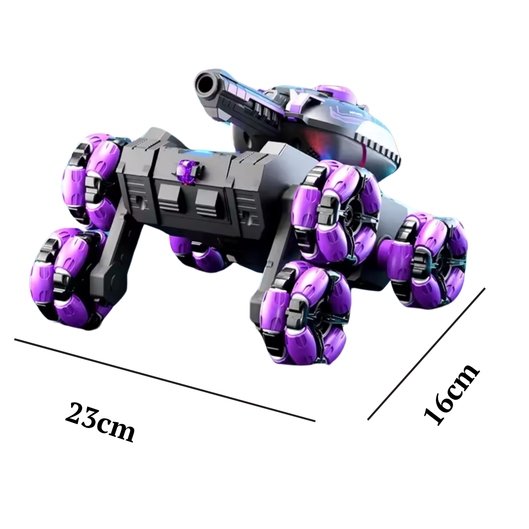 Tanque musical LED de 6 ruedas - Imagen 4