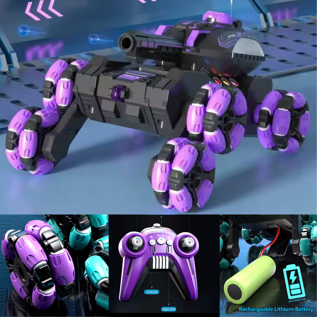 Tanque musical LED de 6 ruedas - Imagen 7