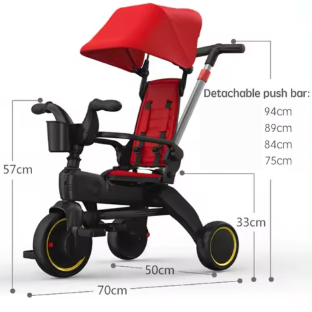 Triciclo multifuncional para niños y bebés - Imagen 8