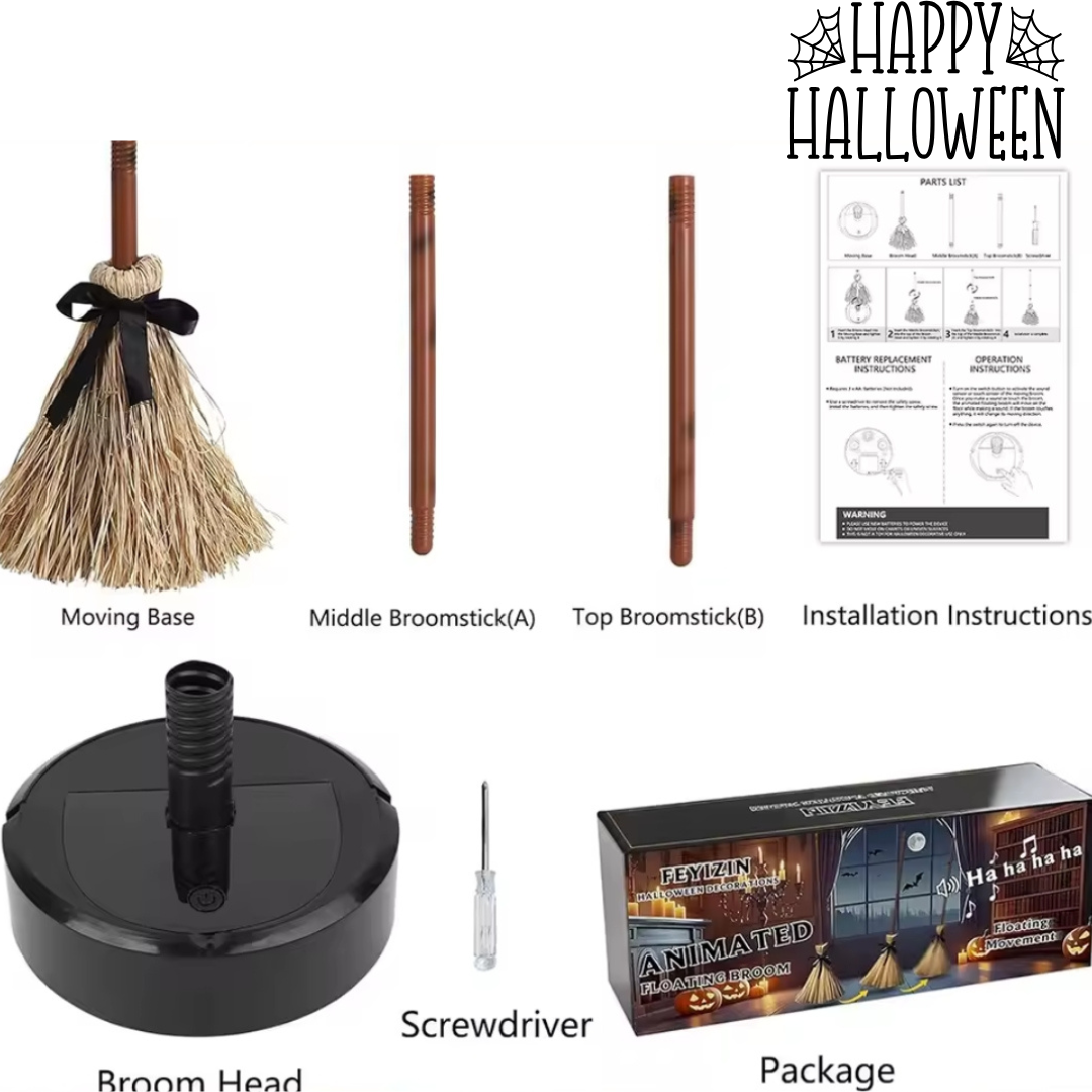 Escoba Bailarina de Bruja - Imagen 2