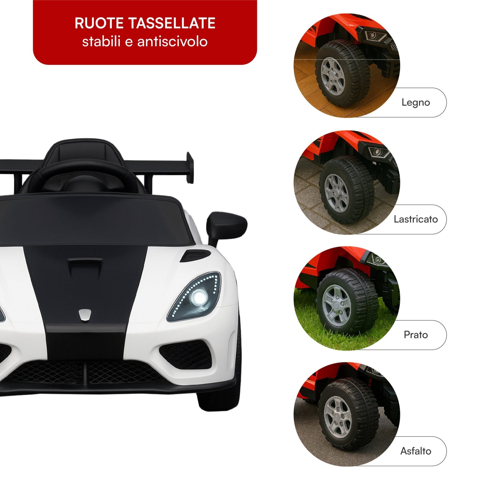 Coche eléctrico infantil con control remoto para niños de 1 a 4 años - Imagen 7