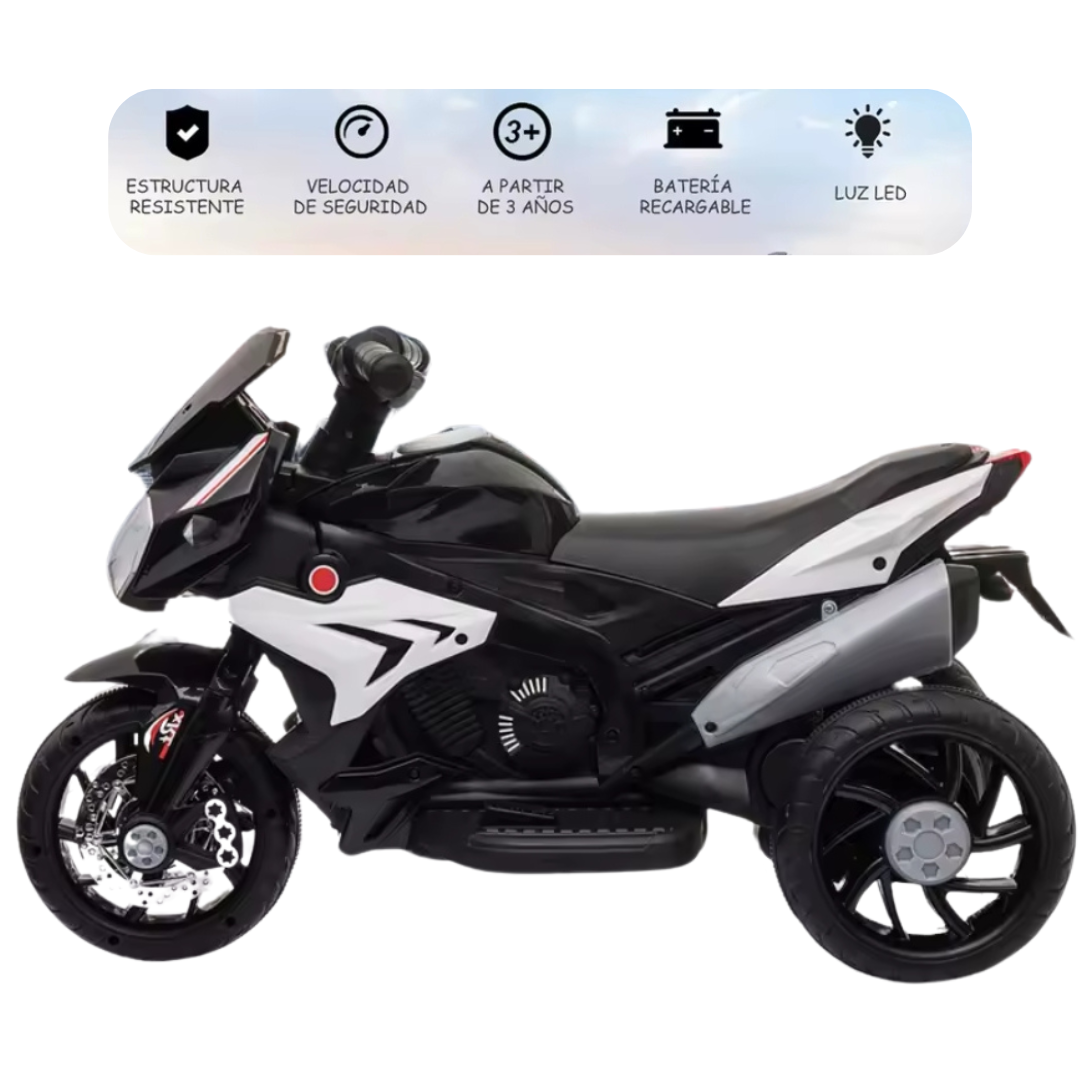 Moto Eléctrica Infantil +3 Años con Bocina Musical - Imagen 4