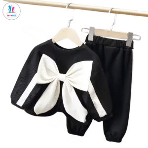 Conjuntos de moda con lazo para niños