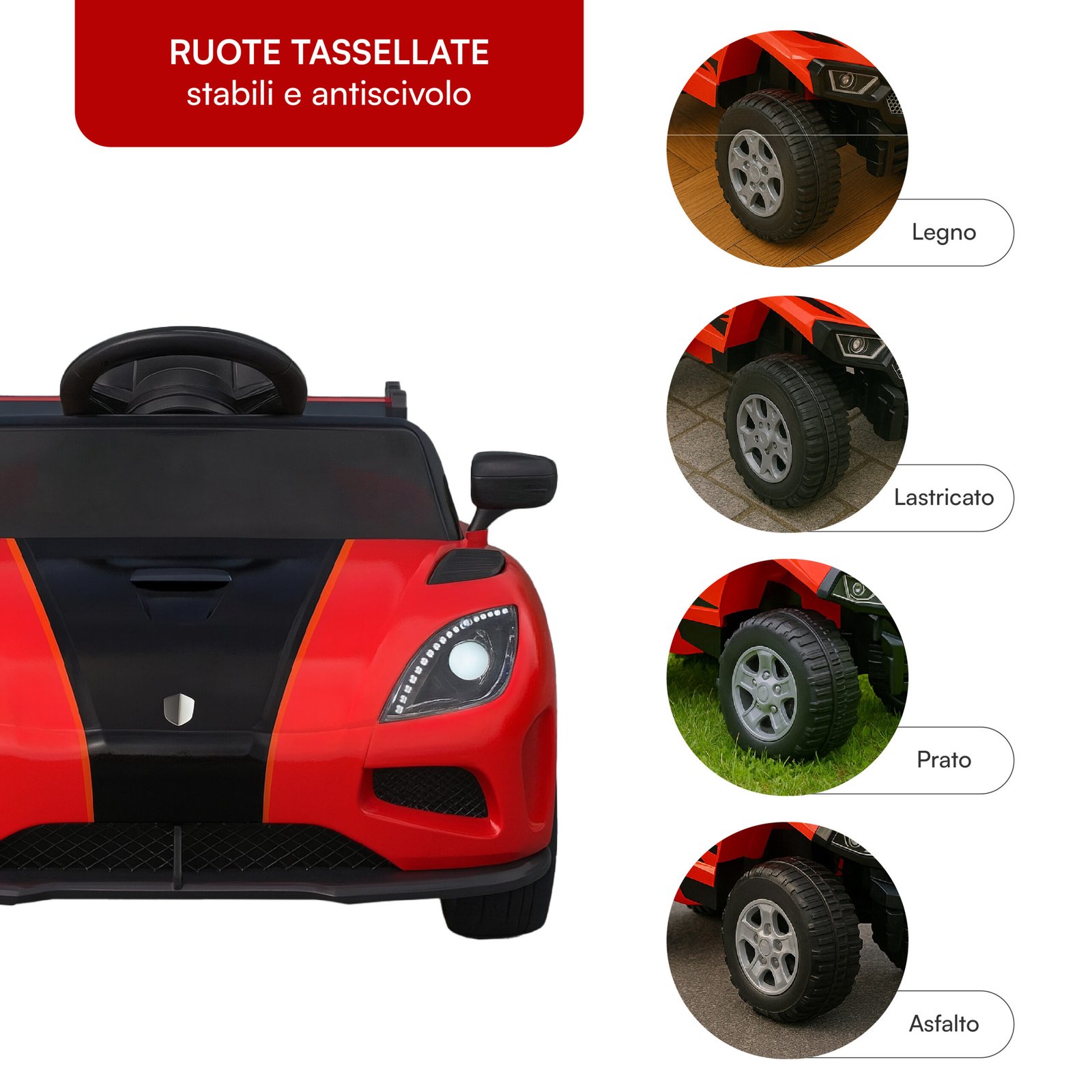 Coche eléctrico infantil con control remoto para niños de 1 a 4 años - Imagen 17