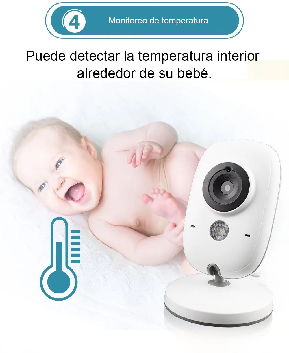 Monitor de bebé inalámbrico con video - Imagen 5