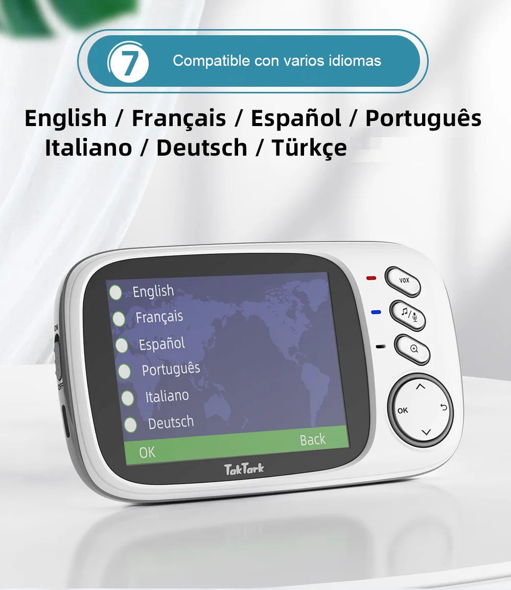 Monitor de bebé inalámbrico con video - Imagen 8