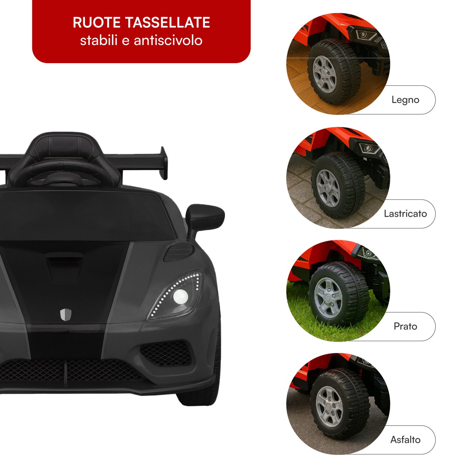 Coche eléctrico infantil con control remoto para niños de 1 a 4 años - Imagen 12