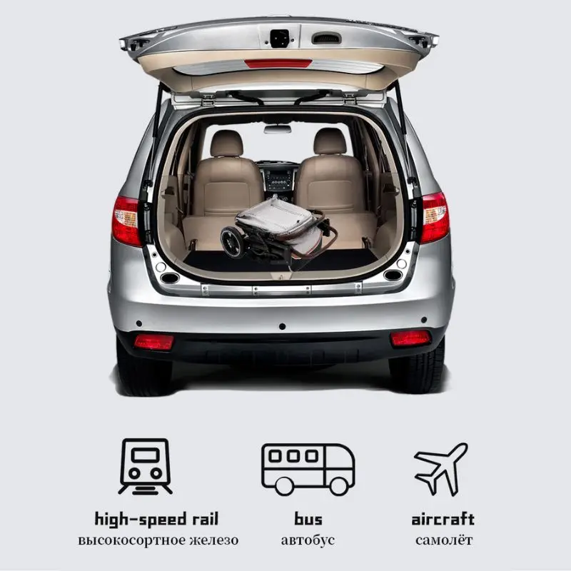 Cochecito ligero y plegable con una sola mano para bebé hasta 22 kg - Imagen 7