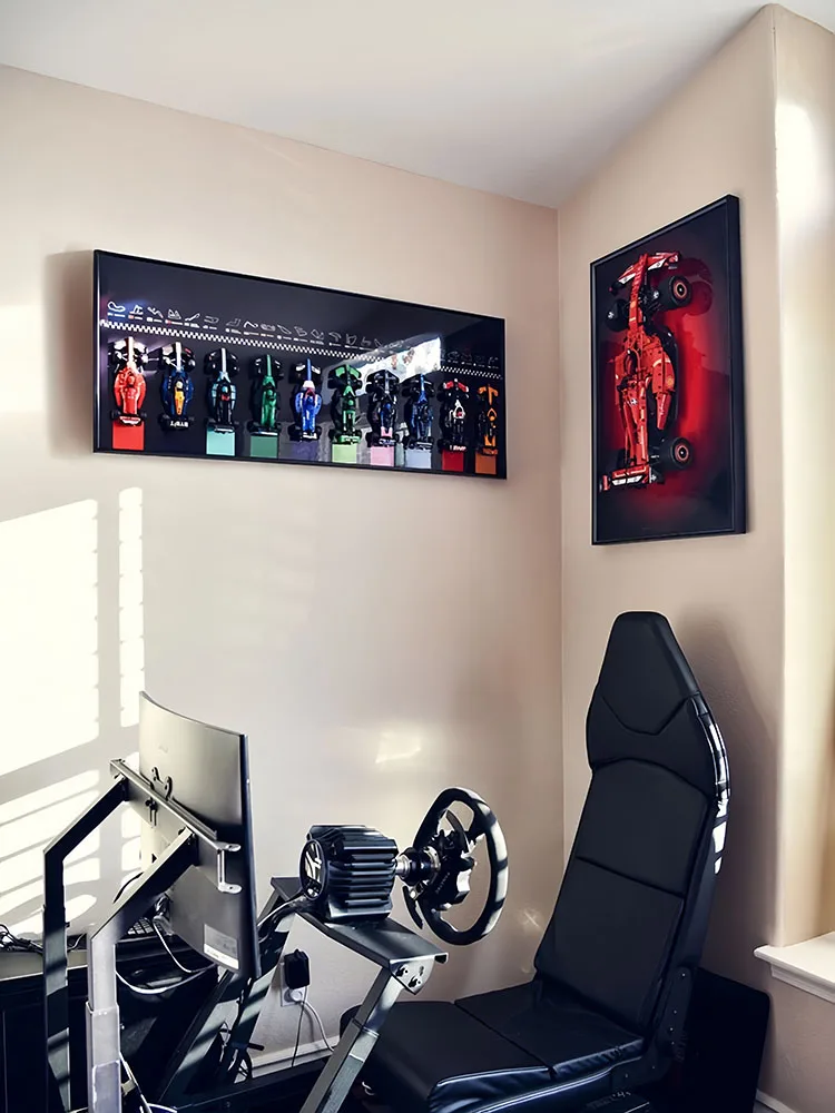 Panel de pared para 10 coches LEGO Speed Champions Ultimate Fórmula 1 - Imagen 4