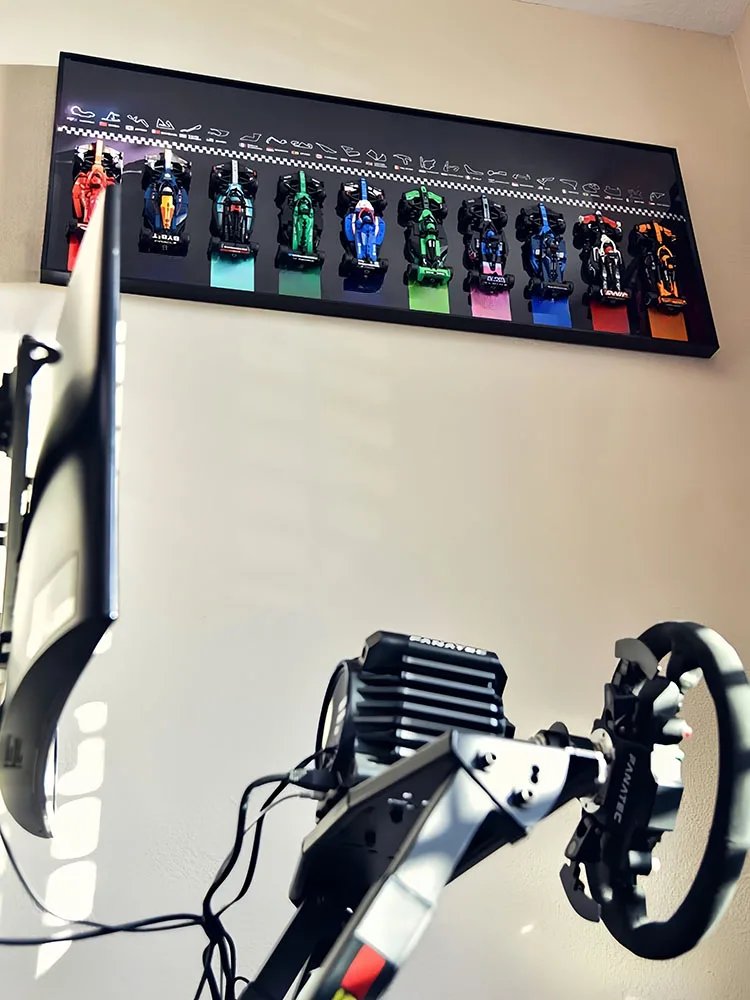 Panel de pared para 10 coches LEGO Speed Champions Ultimate Fórmula 1 - Imagen 3