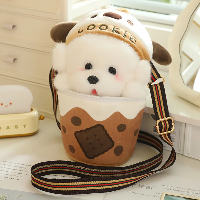 Bolso bandolera de peluche - Imagen 7