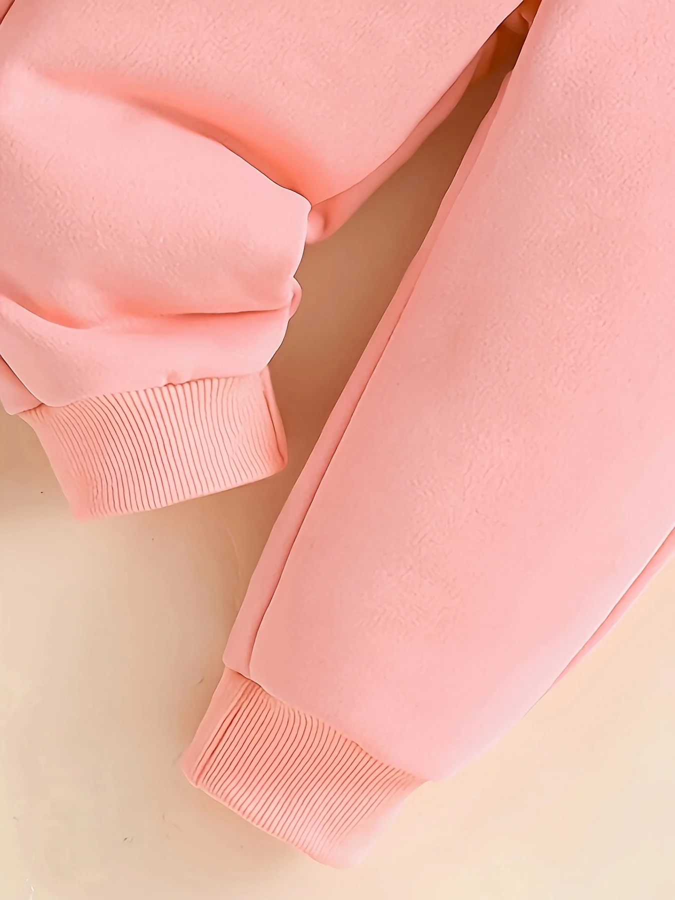 Conjunto de felpa para niña, sudadera con estampado de gato + pantalón, primavera/otoño - Imagen 6