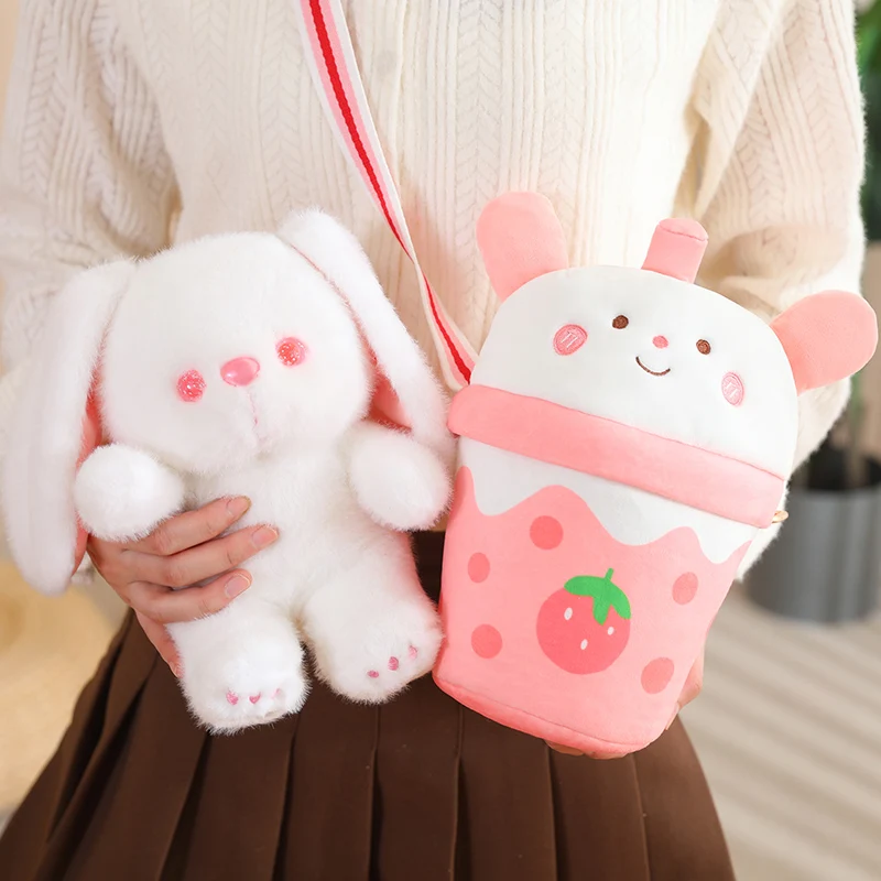 Bolso bandolera de peluche - Imagen 6
