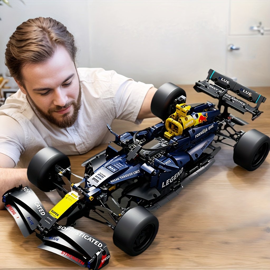 Modelo de bloques de construcción de coches de carreras Oracle Red Bull Racing - Imagen 2