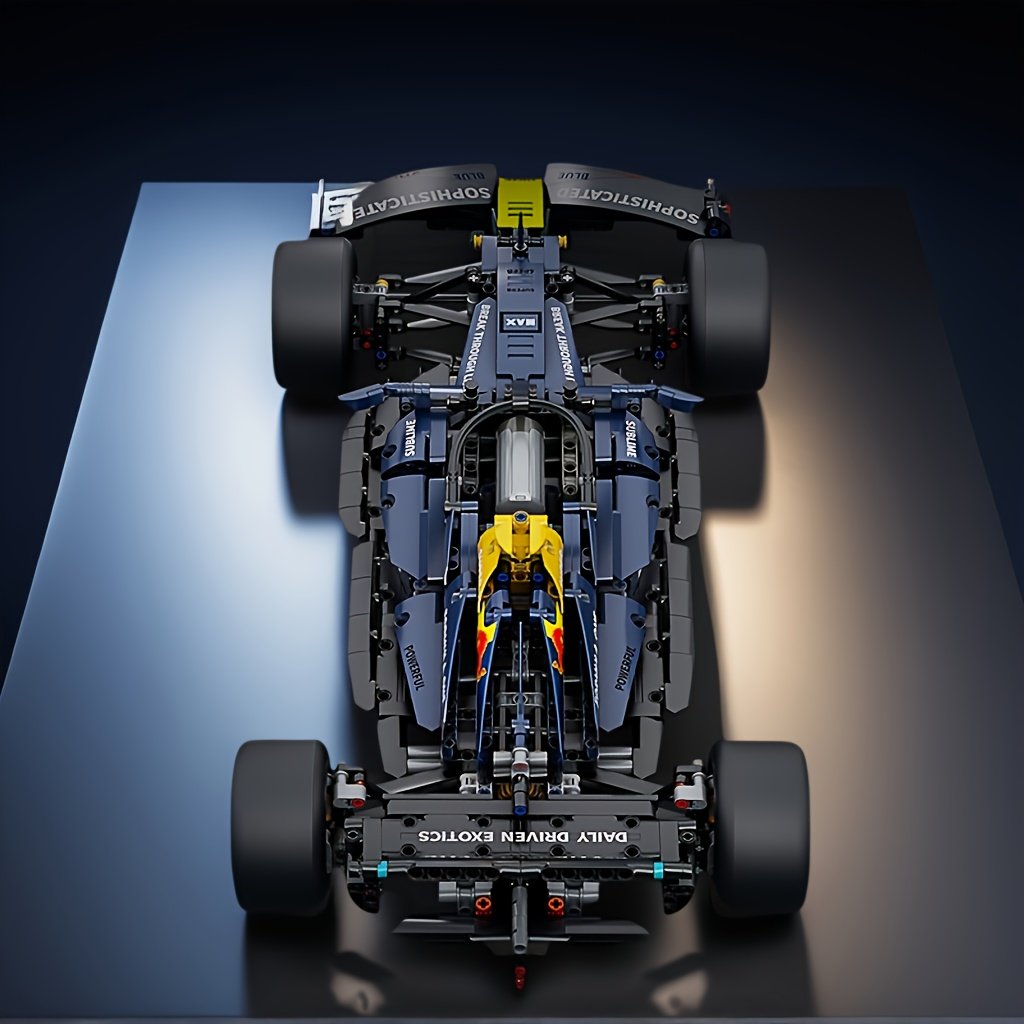 Modelo de bloques de construcción de coches de carreras Oracle Red Bull Racing - Imagen 7