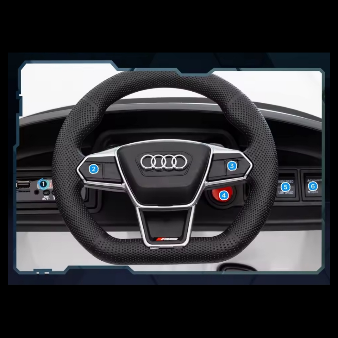 Coche eléctrico para niños +3 años Audi - Imagen 5