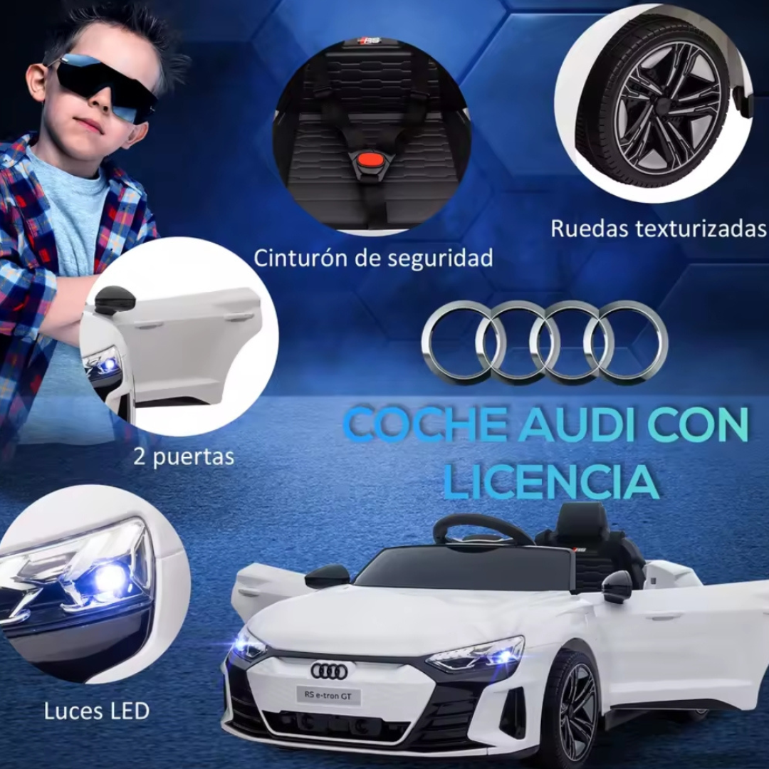 Coche eléctrico para niños +3 años Audi - Imagen 6