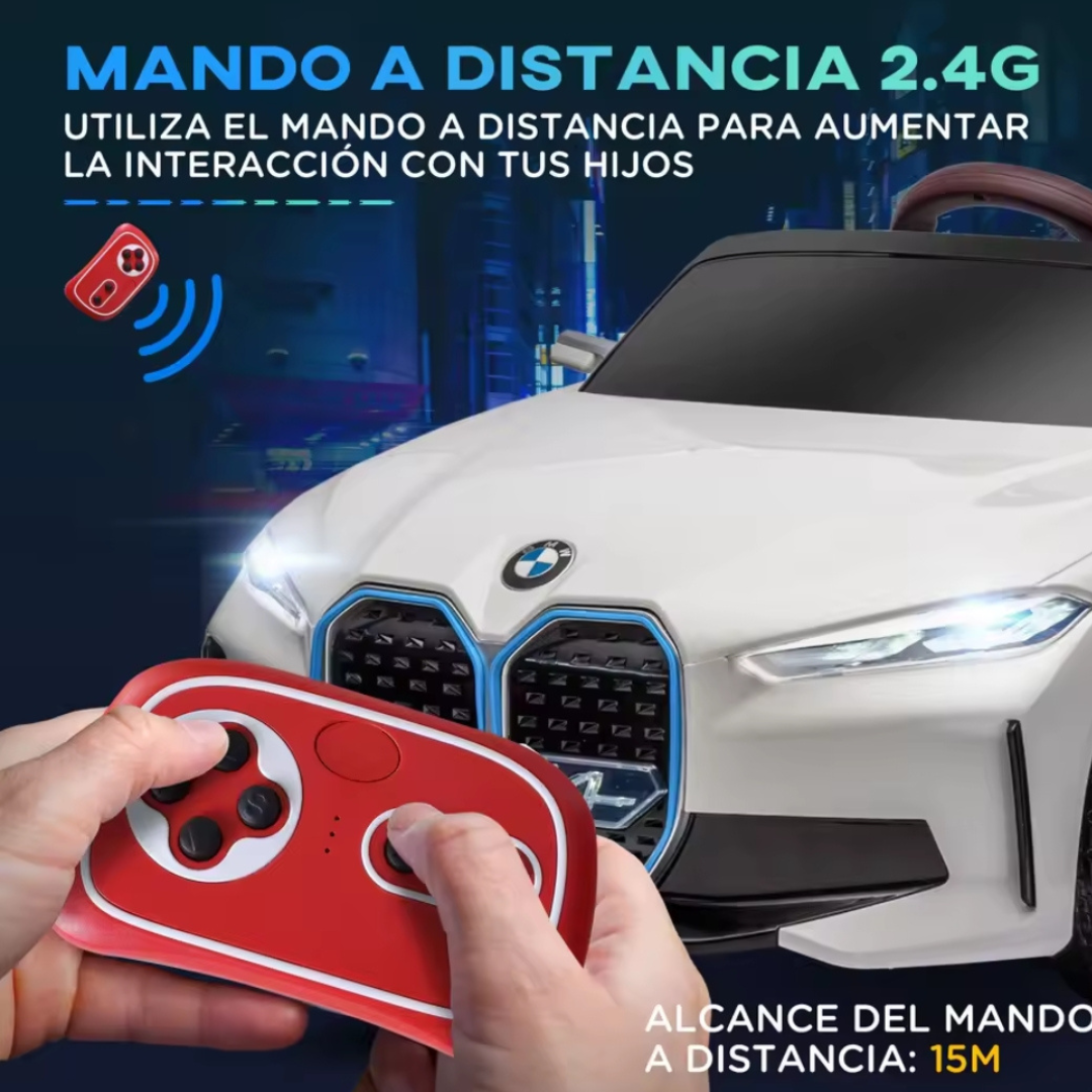 Coche eléctrico infantil BMW con MP3 - Imagen 5