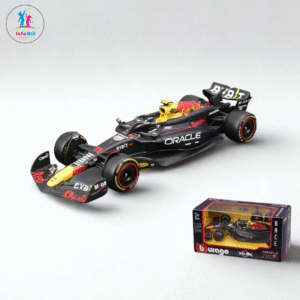Maqueta coleccionable del coche de carreras de Fórmula 1 Burago Red Bull RB20, escala 1:43